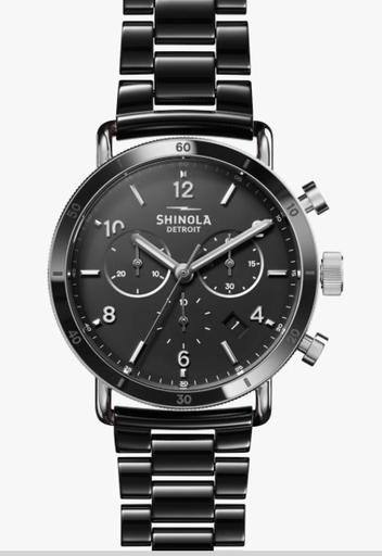 [SH.WATC.0054833] Canfield Sport On Black Ceramic Bracelet