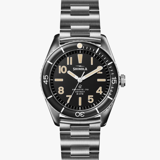 [SH.WATC.0054867] Duck 3 Hand 42mm Steel Watch On Bracelet