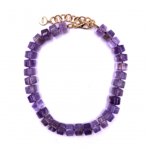 [NE.FASH.0055215] Amethyst Statement Necklace
