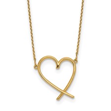 Open Heart Necklace