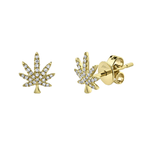 Leaf Stud Earrings