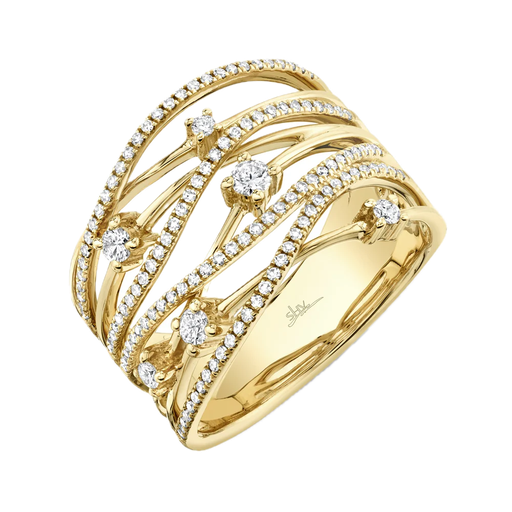 [SH.DRNG.0055606] Bridge Ring with 6 Station Stones