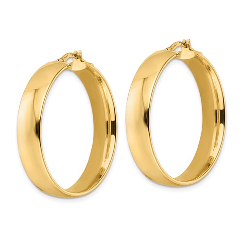 [QU.GERR.0055881] Polished Hoop Earrings