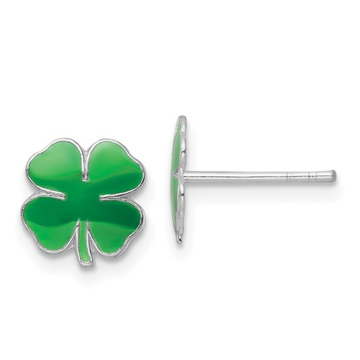 [QU.KEAR.0055976] Kids Four Leaf Clover Earrings