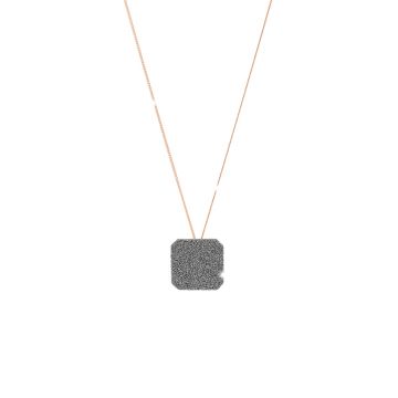 Jolie Silver Square Necklace