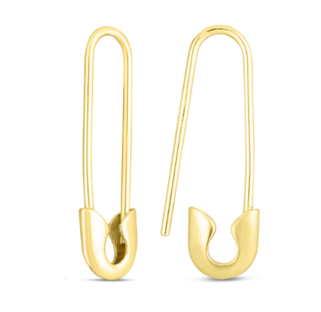 [GERR.00073666] Safety Pin Earrings
