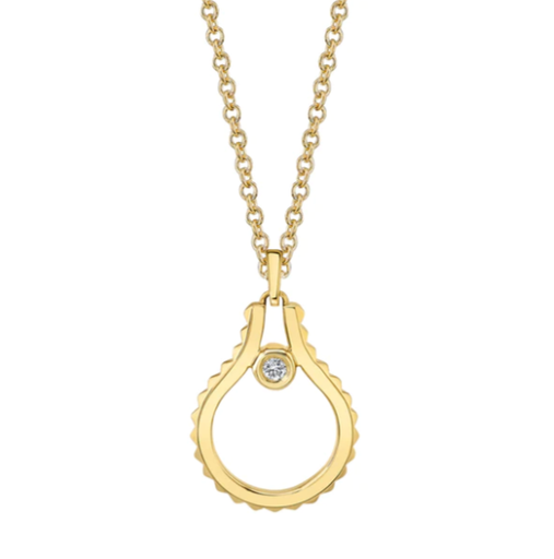 PAVÉ MINI SIGNATURE MM TETRA PENDANT