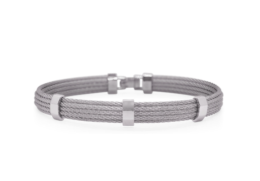Cable Triple Station Edge Bracelet