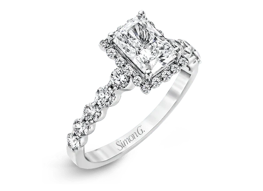 Round Cut Geometric Setting