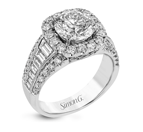 Baguette and Round Diamond Ring