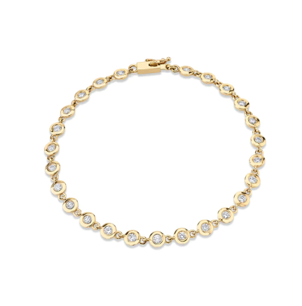 Bezel Tennis Bracelet