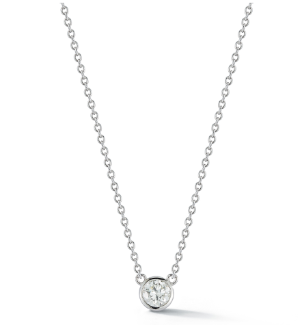 SINGLE BEZEL DIAMONDS BY THE YARD NECKLACE