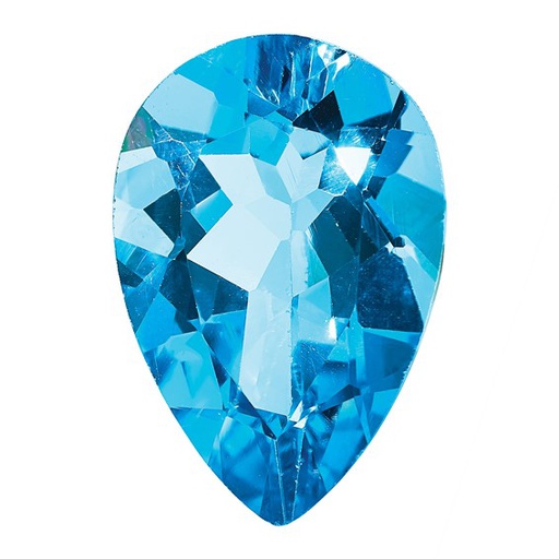 [LCLR.00076059] SWISS BLUE TOPAZ, 15X10MM PEAR, AA QUALITY