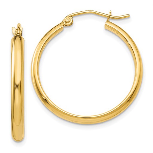 [GERR.00076079] Polished Hoop Earring