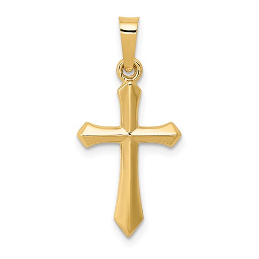[GPND.00076606] 14k Polished Cross Pendant