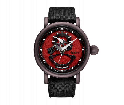 [WTCH.00076718] Preowned Open Gear Retrograde Seconds Brown