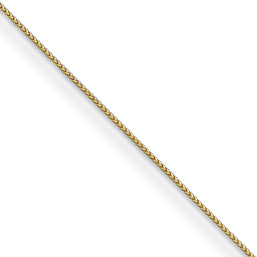 [GNCK.00076762] Herco 14K 1mm Franco 16 inch Chain