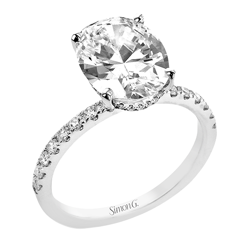 3CT. Semi Eternity Engagement Ring