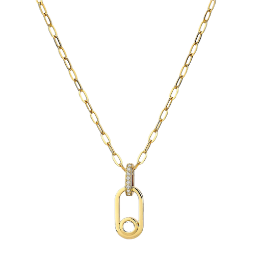 Paperclip Pendant Necklace