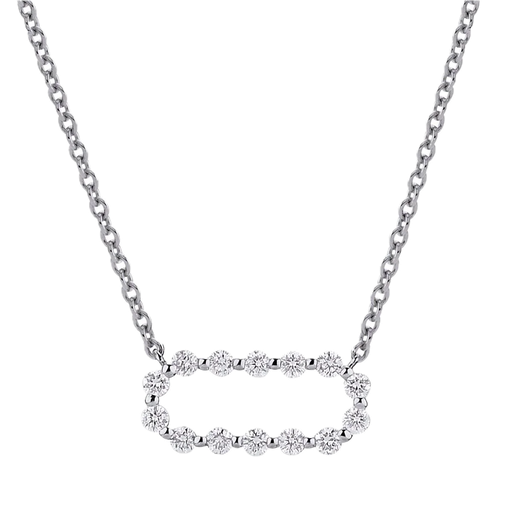 Gold and Diamond Singleton Necklace