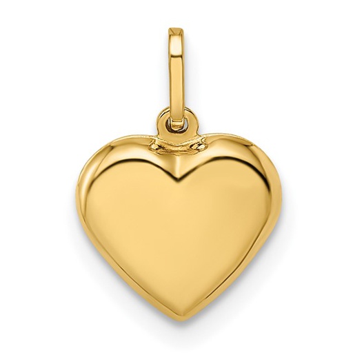 [GPND.00078234] 14k Polished Puffed Heart Pendant