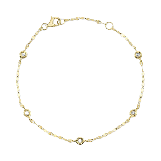 [FBRA.00078391] 0.10CT Diamond By the Yard Bracelet