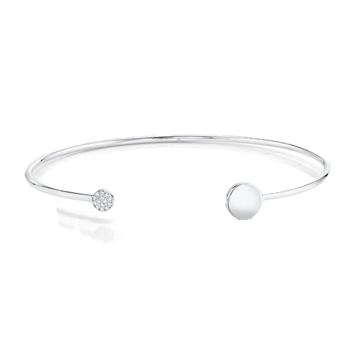0.04Ct Diamond Pave Bangle