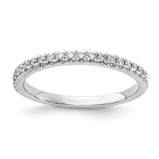 [AERG.00079458] 14K White Gold Lab Grown Diamond VS DEF 1/5ct Wedding Band