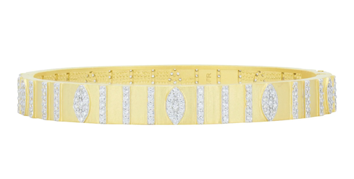 [FBRA.00079859] Brooklyn In Bloom Wide Hinge Bangle