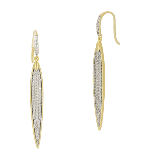 [FEAR.00079865] Petals and Pavé Large Hook Earring