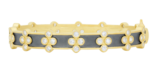 Signature Brooklyn in Bloom Clover Hinge Bangle