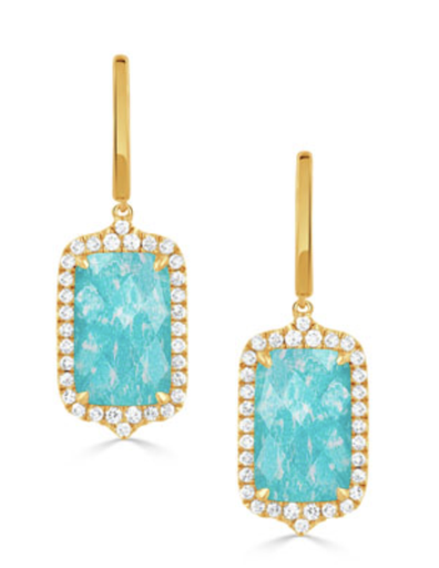 [FEAR.00080048] Amazon Breeze U-Top Earrings