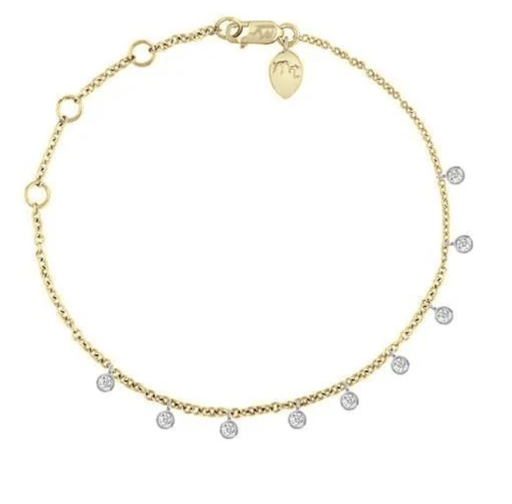 [FBRA.00080346] Dainty Bezel Diamond Bracelet