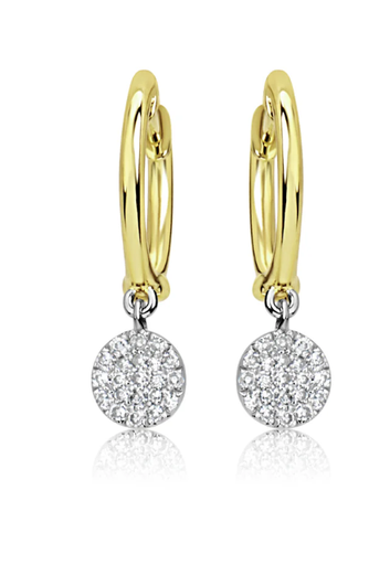 [GERR.00080351] High Polished Gold Huggies