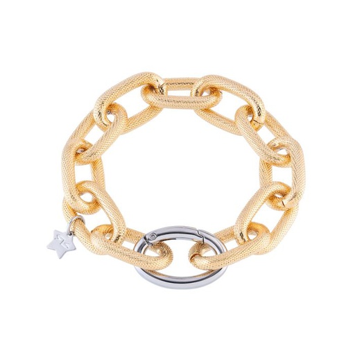 [FBRA.00080457] Dimpled Link Bracelet