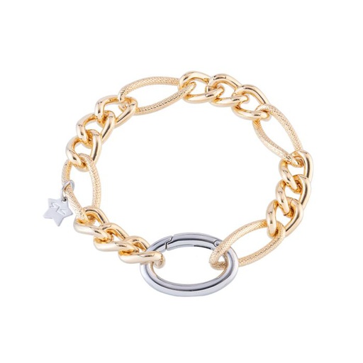 [FBRA.00080459] Mixed Knit Bracelet