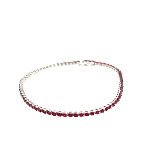 Three Prong Gemstone Eternity Bracelet