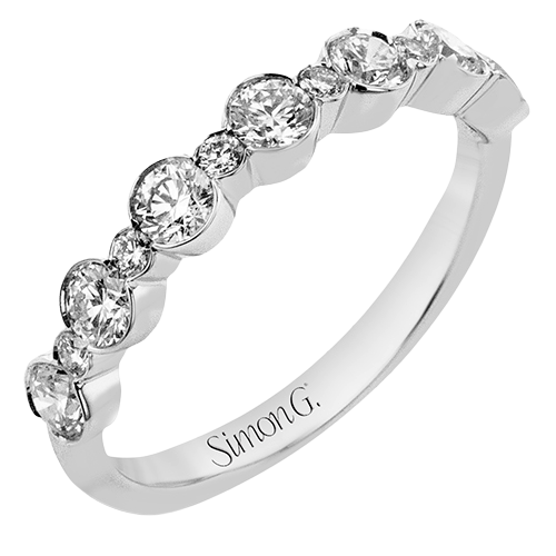 Bezel Set Multi Size Round Diamond Band