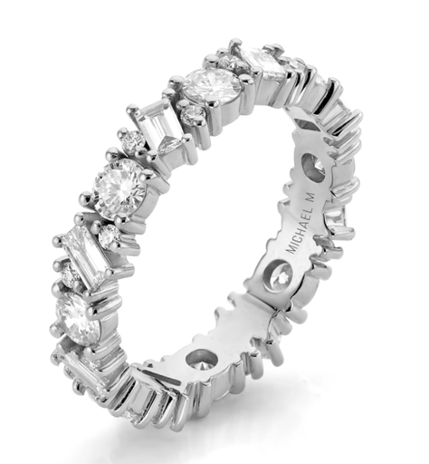 Crown Band Round and Emerald Diamonds