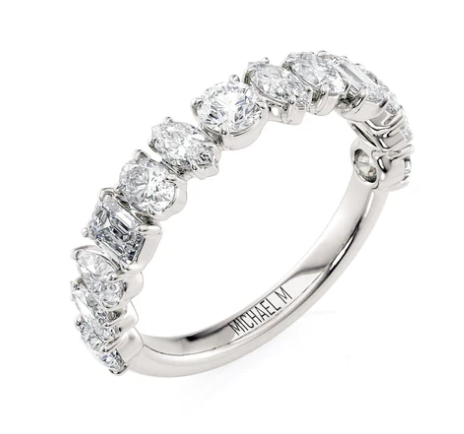 Emerald, Oval, Round, and Pear Band