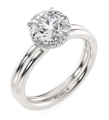 Round Head Mounting with Double Band and Hidden Halo