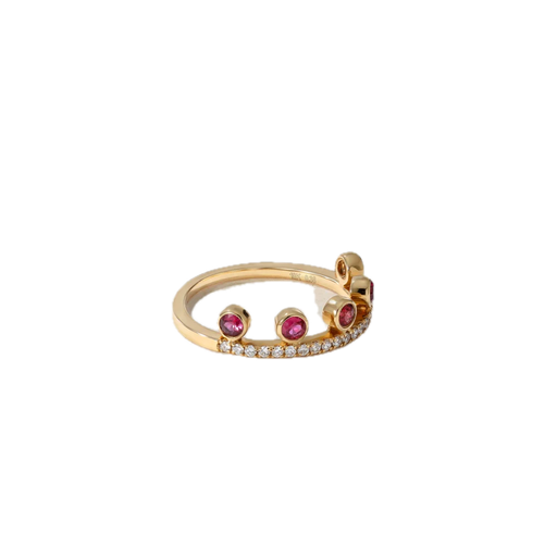 [GJRG.00081043] Crown Ruby Ring