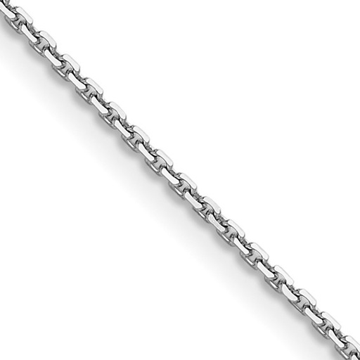 [GNCK.00081052] 14k WG 1.2mm D/C Cable Chain