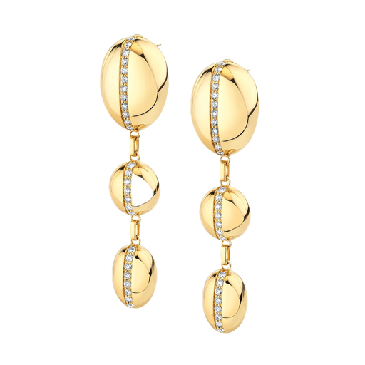 [DERR.00081169] Orb Split Drop Earrings