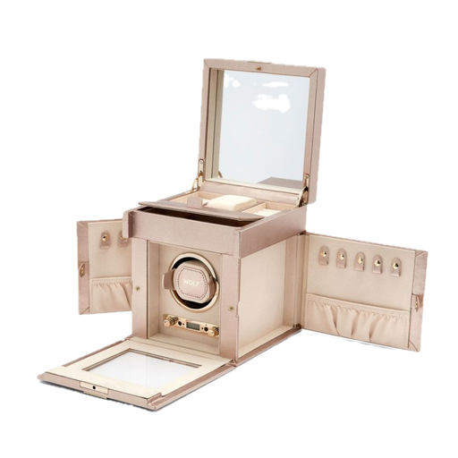 Palermo Single Watch Winder with Jewelry Storage