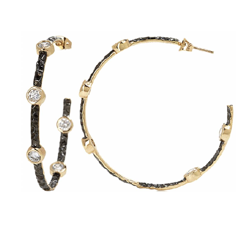 Starry Night Hoop Earrings