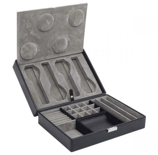 [WBOX.00082220] Heritage 4 Piece Watch Box with Valet