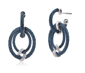 [DERR.00083847] Wrap Halo Drop Earrings
